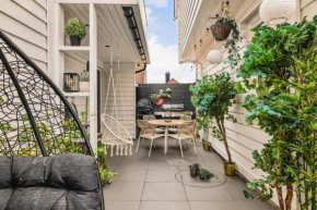Dinbnb Apartments I Skansen funhouse! Gym, outdoor-area & location!